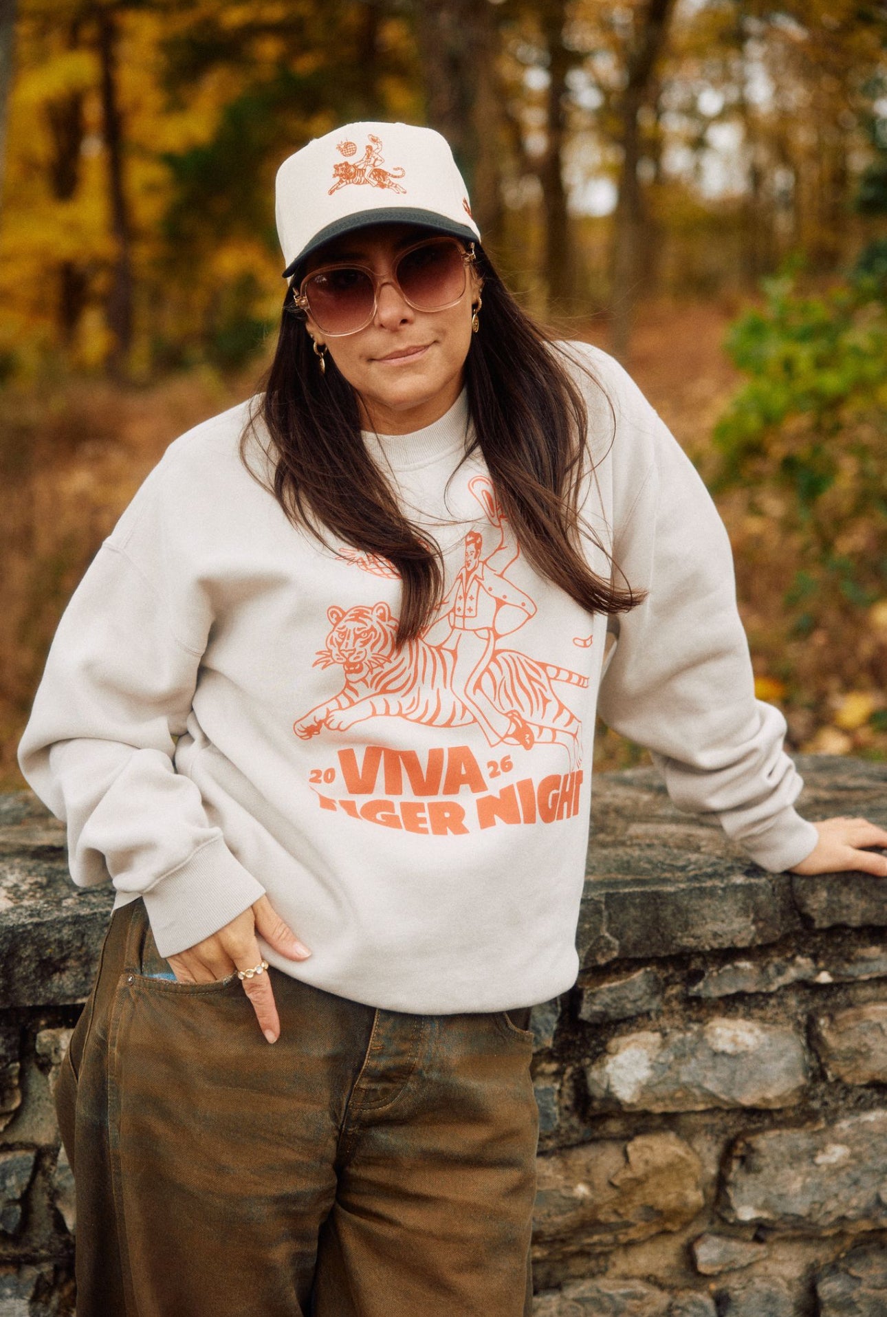 Viva Tiger Night Adult Sweatshirt