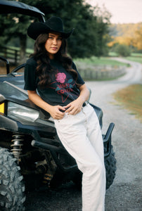 Black Cowgirl Tee