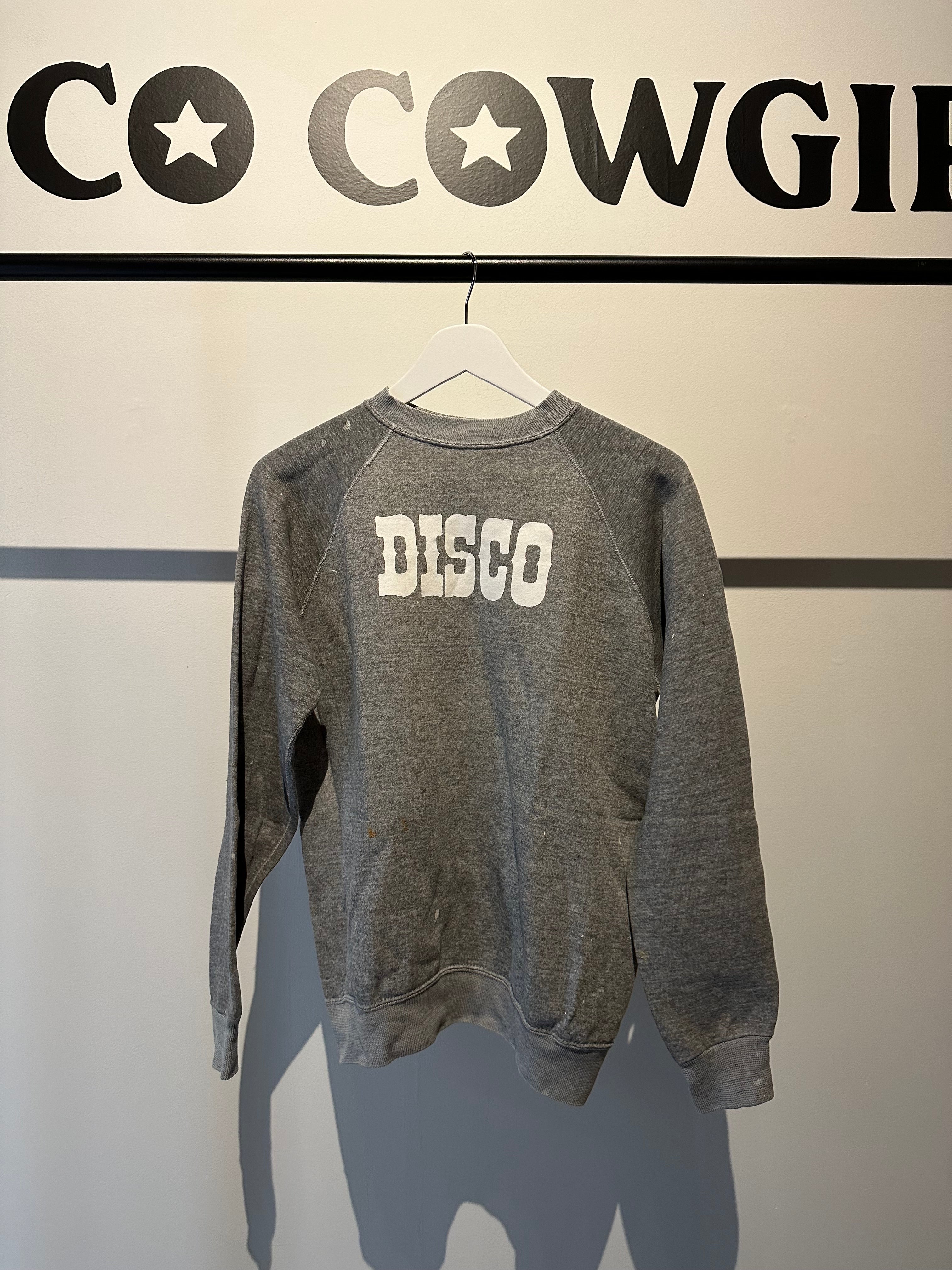Vintage Westbound Pullover- white/orange on grey