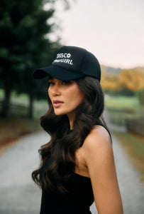 Foam Trucker Hat- white on black
