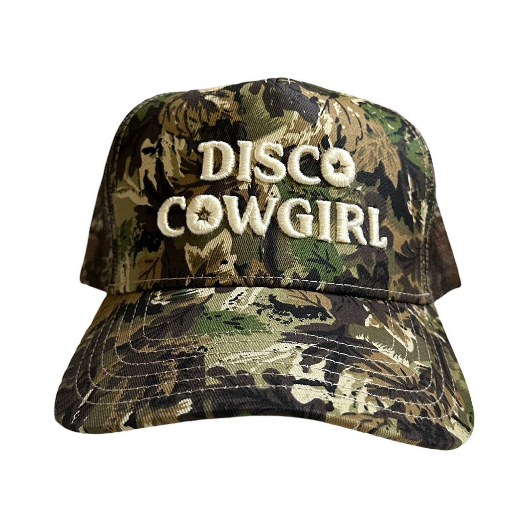 Disco Cowgirl Camo Hat