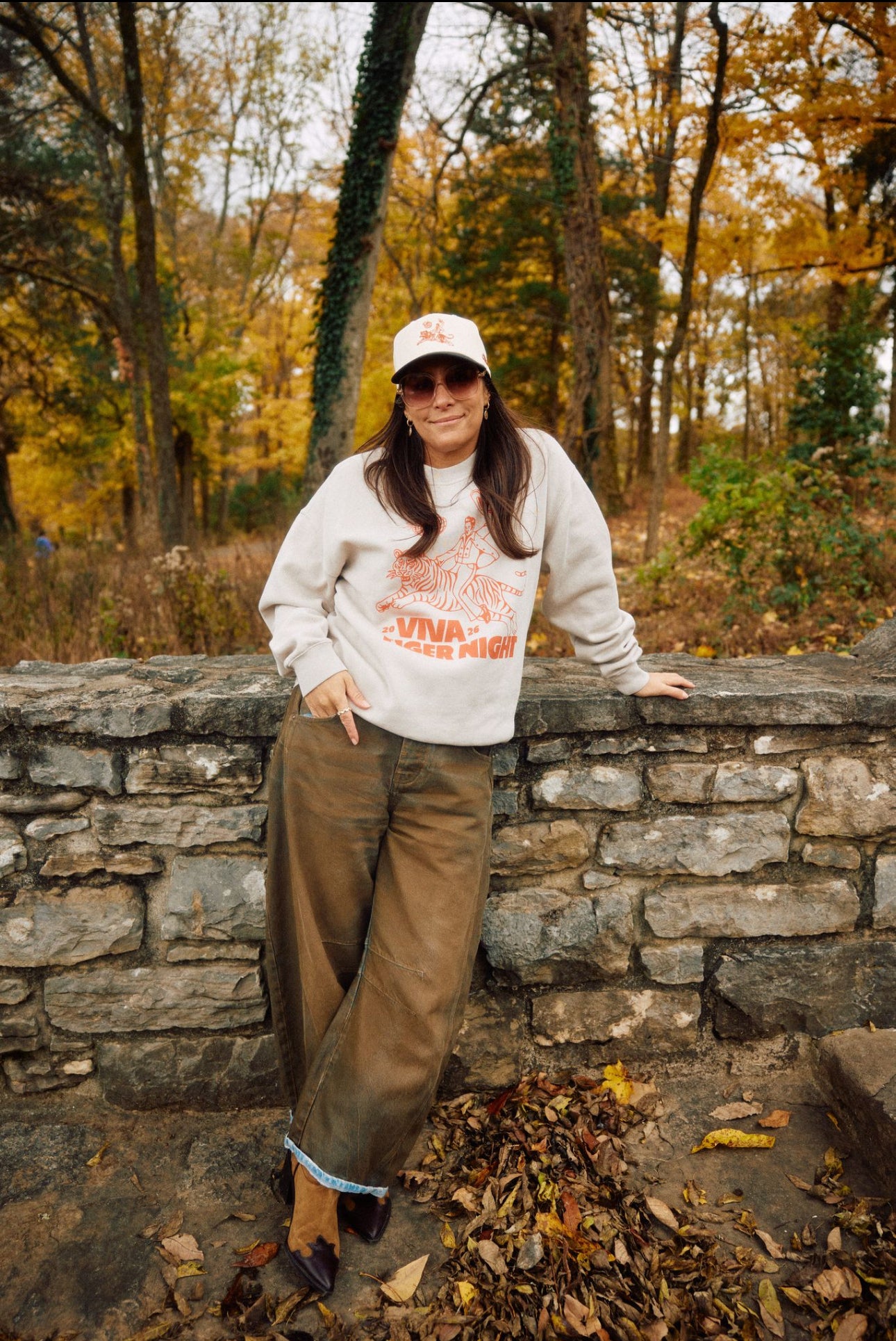 Viva Tiger Night Adult Sweatshirt