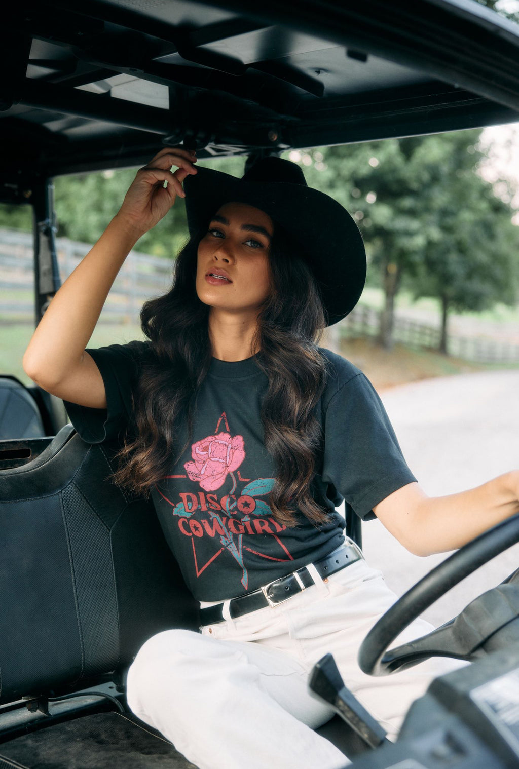 Black Cowgirl Tee