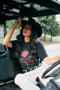 Black Cowgirl Tee