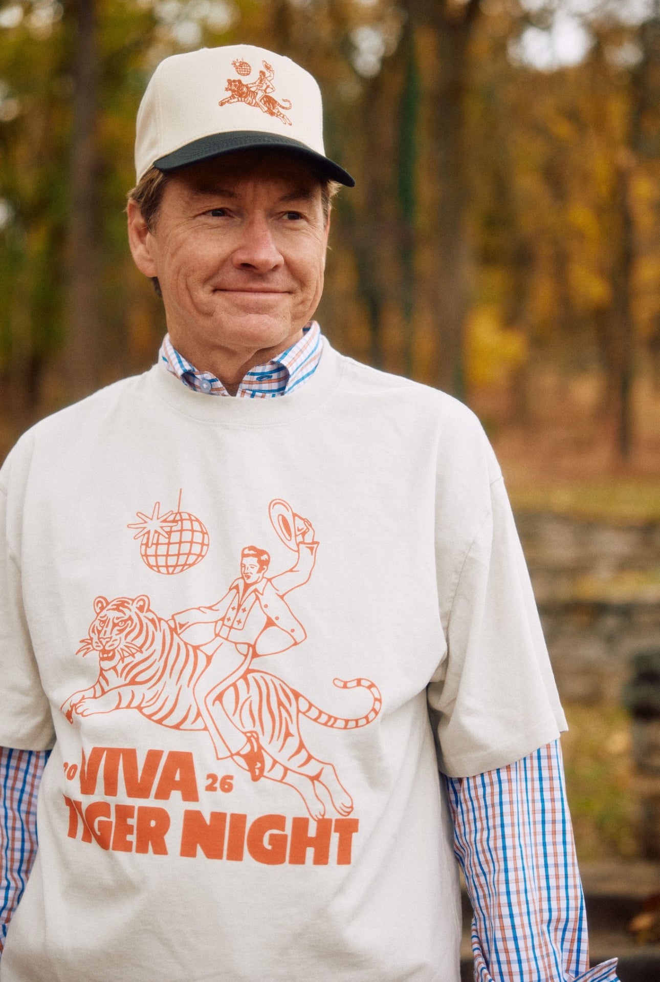 Viva Tiger Night Hat- natural/black