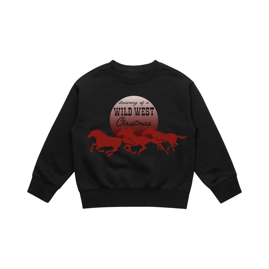 Wild West Christmas Kids Pullover