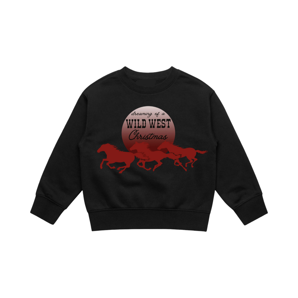 Wild West Christmas Kids Pullover