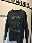 Vintage Western Radio Star Pullover- black