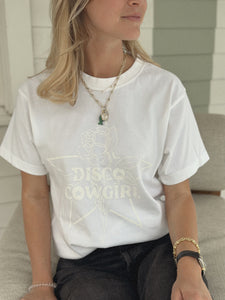 White Cowgirl Tee