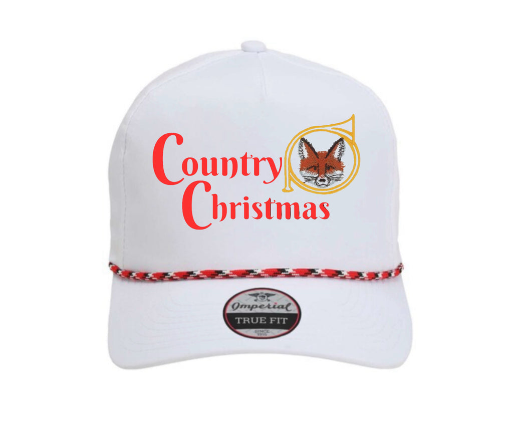 Country Christmas Rope Hat