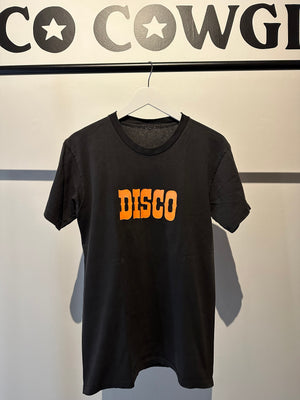 Vintage Westbound Tee- orange on black