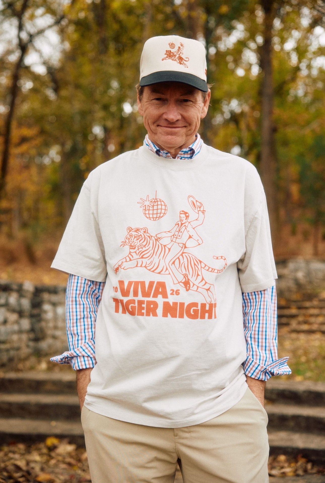 Viva Tiger Night Hat- natural/black