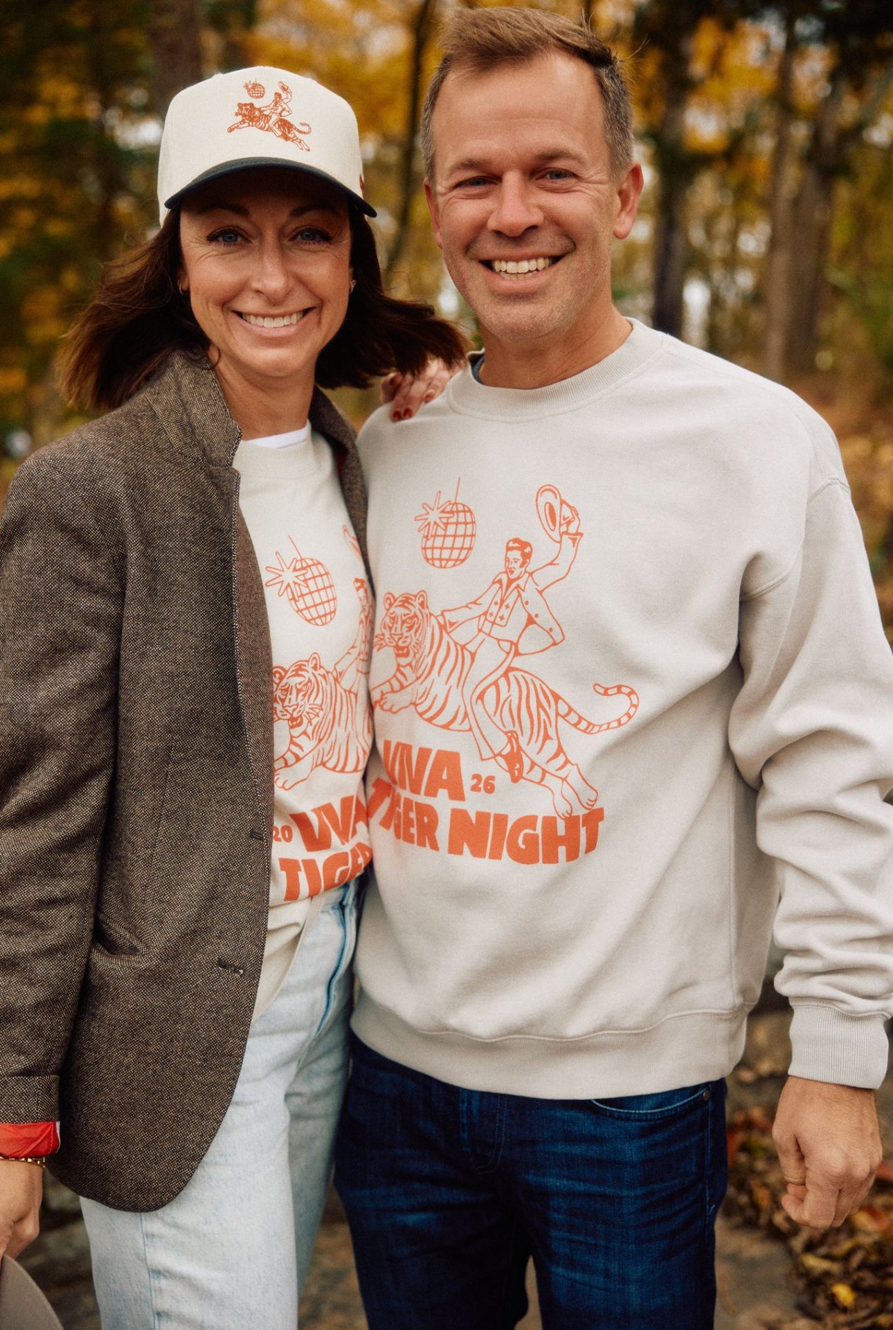 Viva Tiger Night Adult Sweatshirt