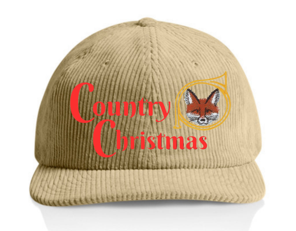 Country Christmas Corduroy Hat