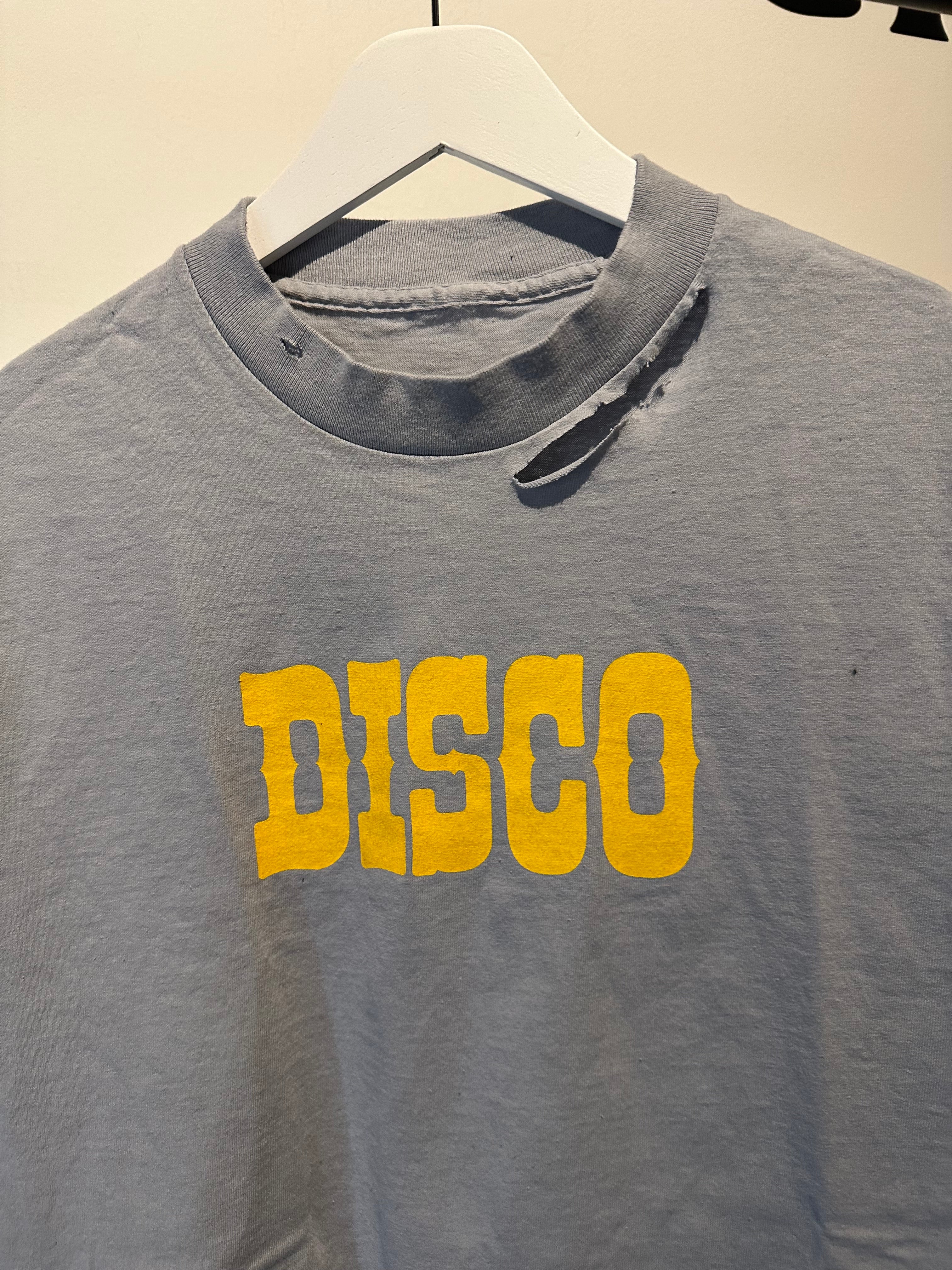 Vintage Westbound Tee- yellow on cement