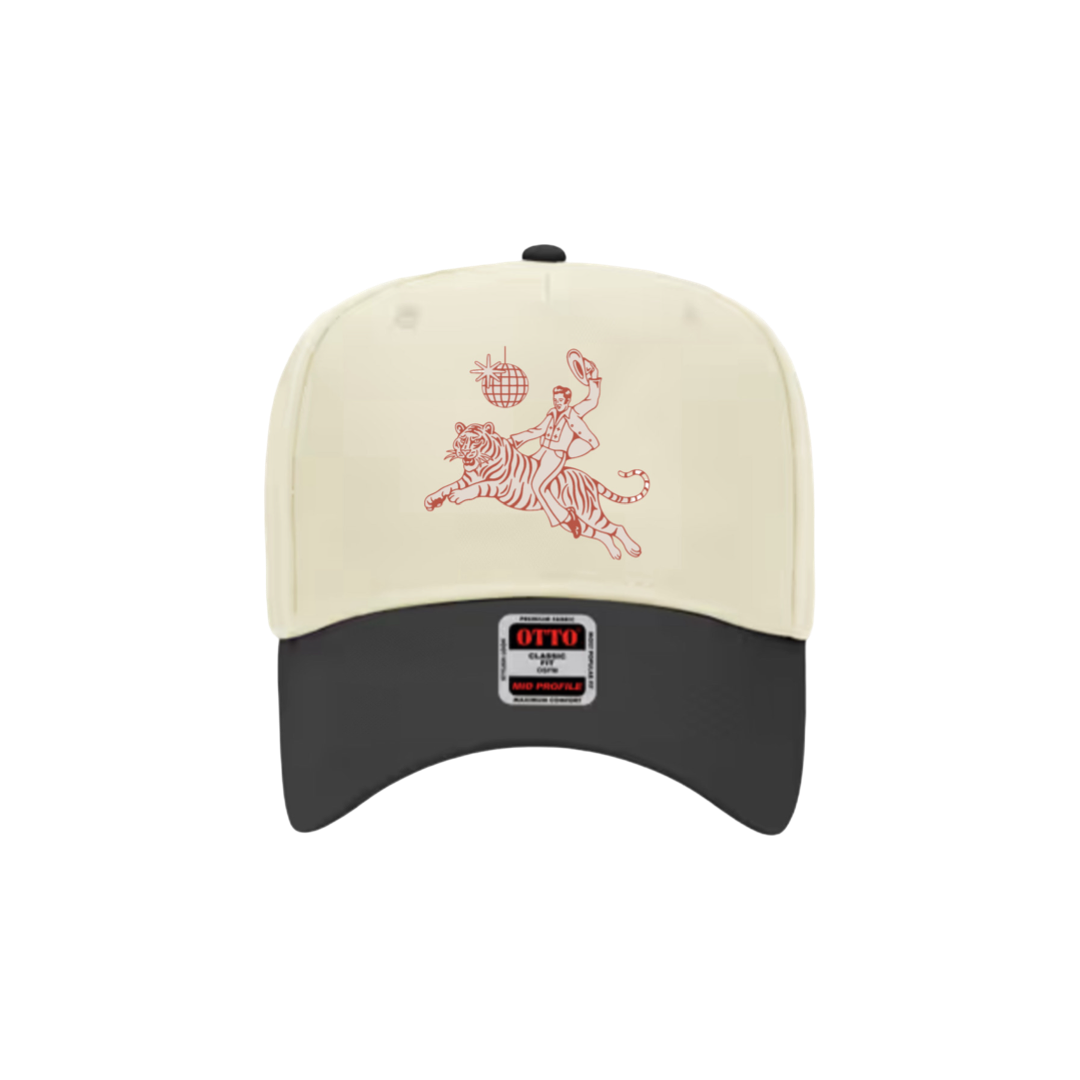 Viva Tiger Night Hat- natural/black