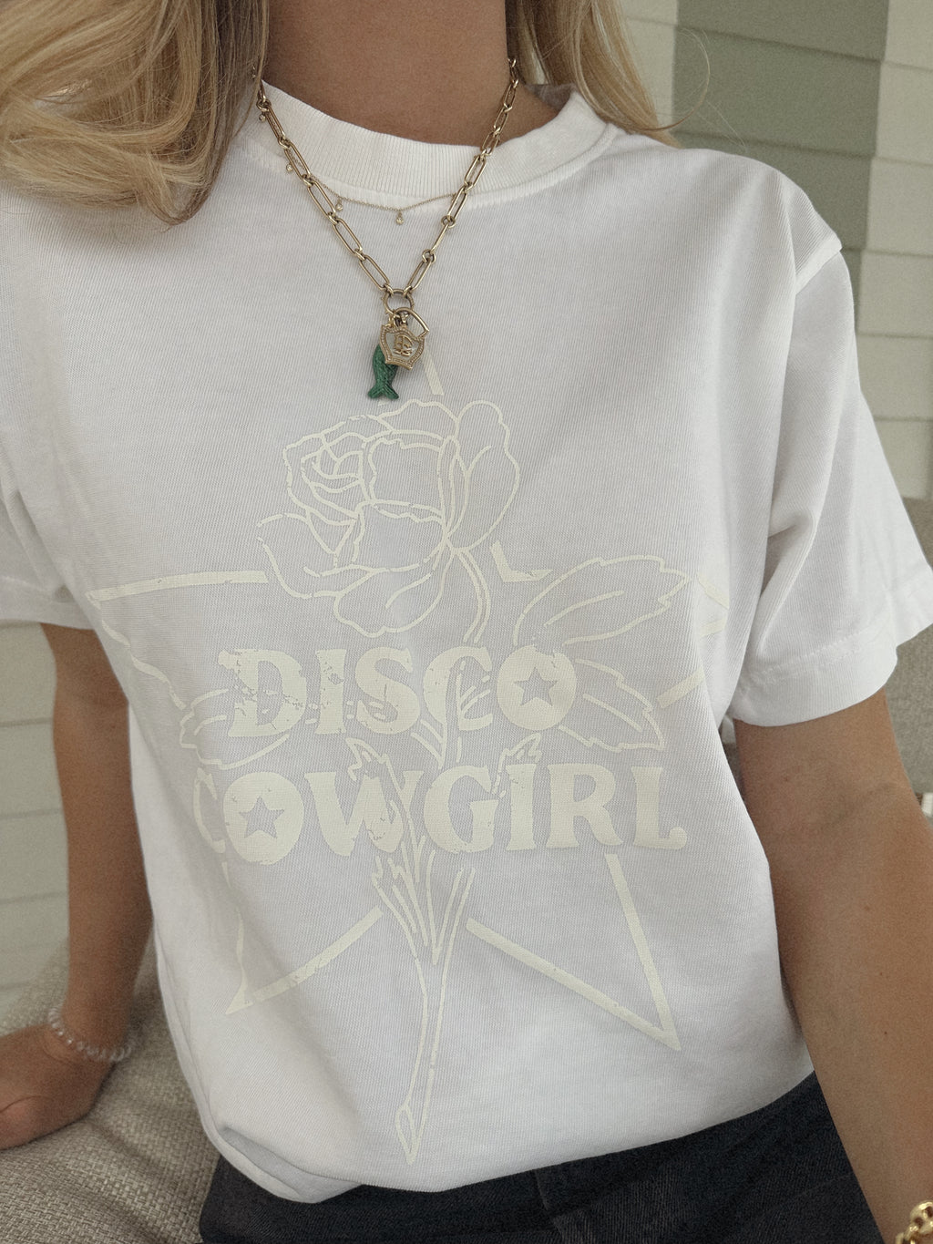 White Cowgirl Tee