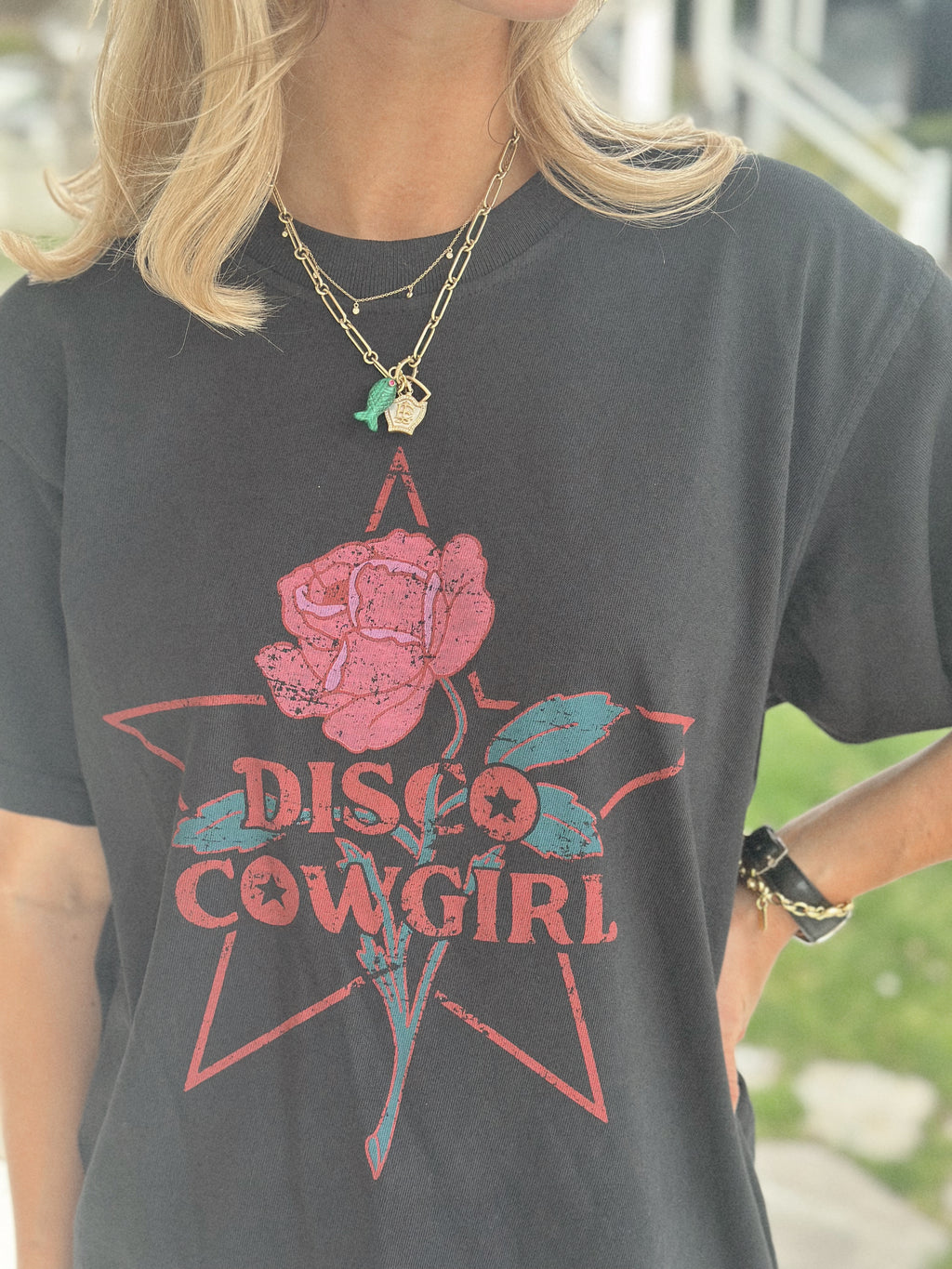 Black Cowgirl Tee