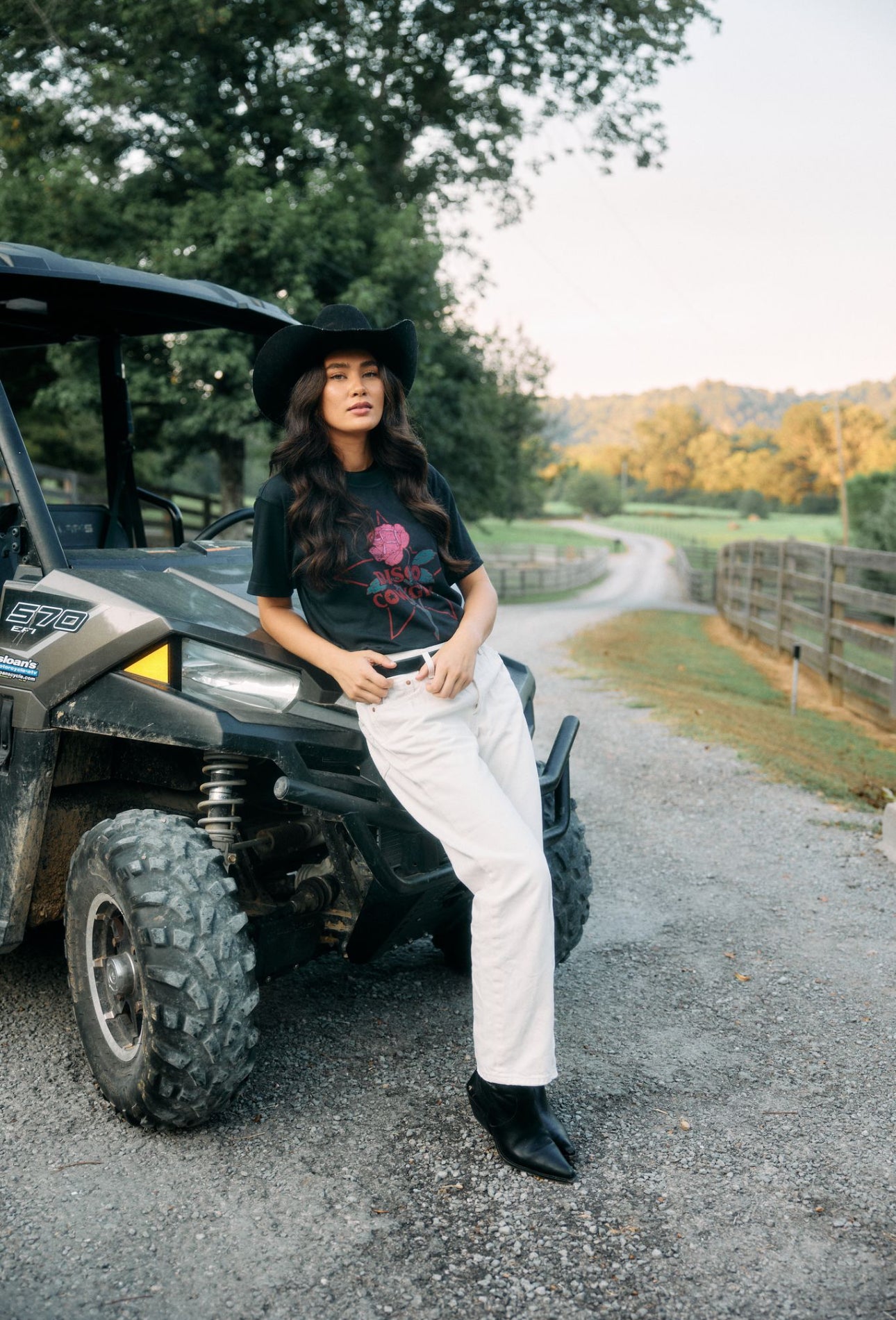 Black Cowgirl Tee