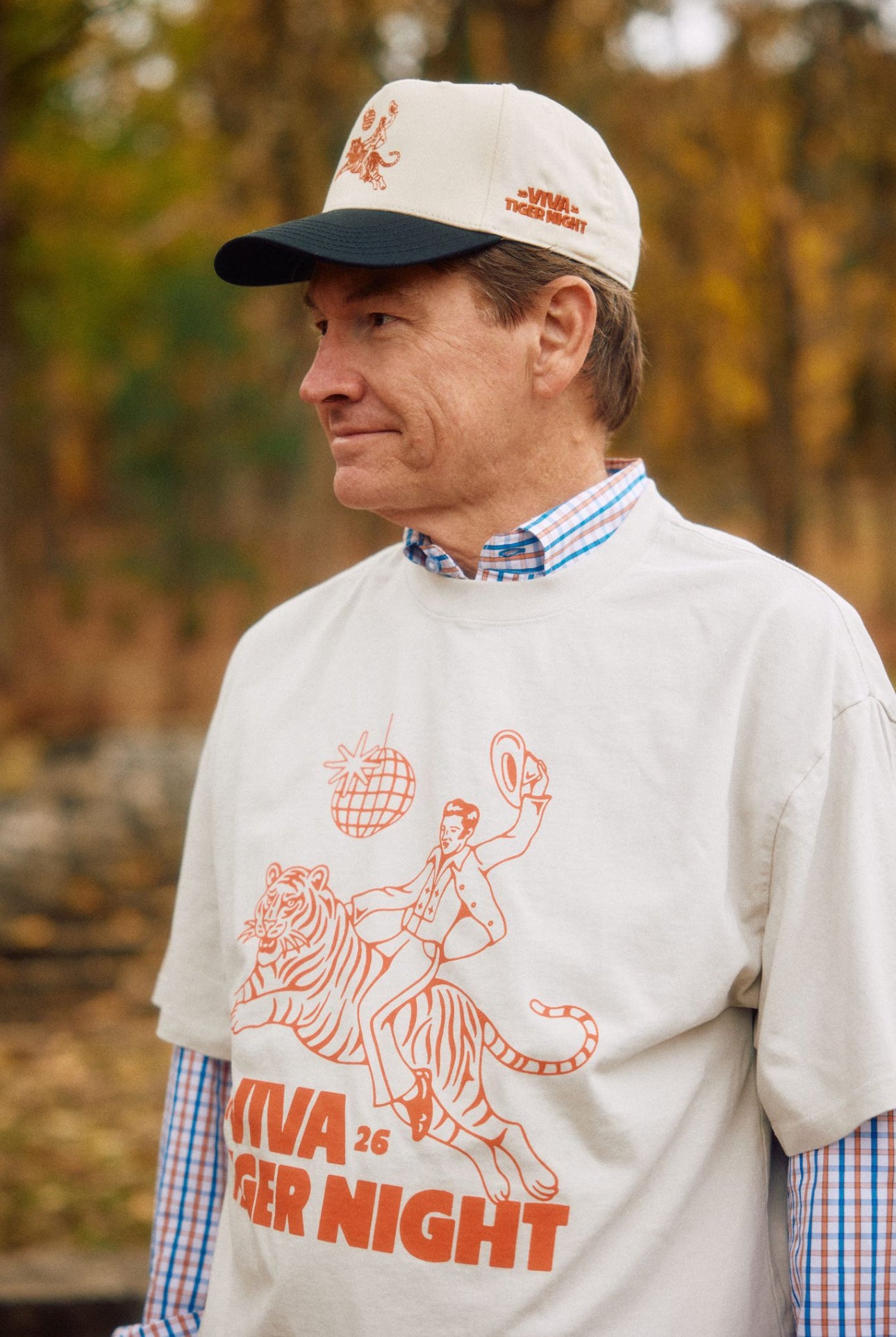 Viva Tiger Night Hat- natural/black