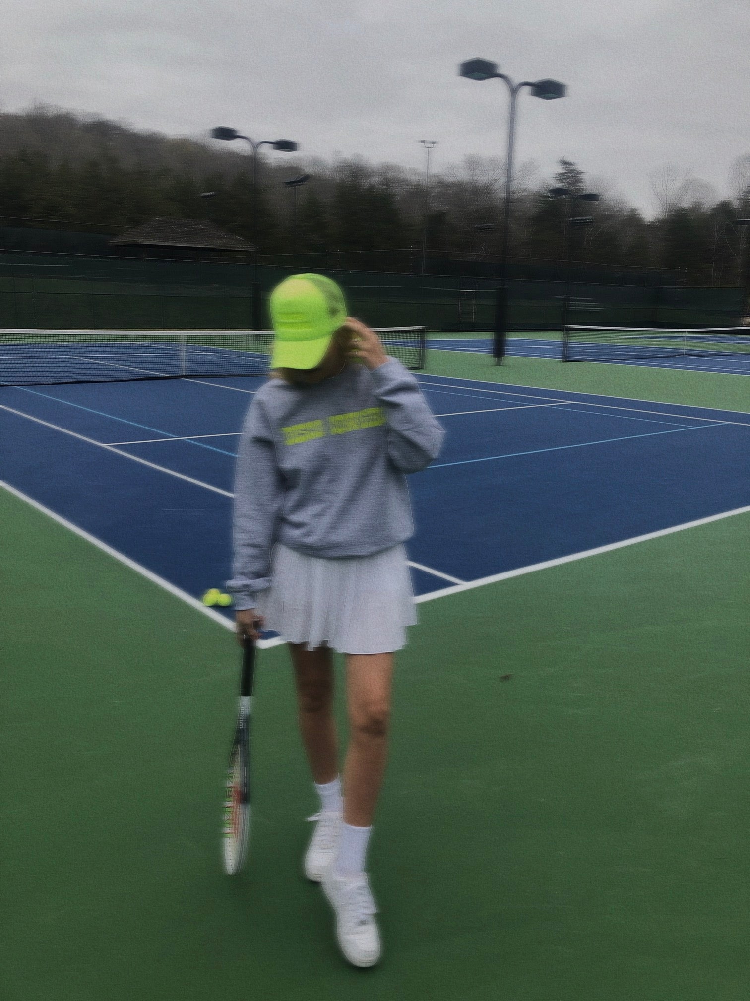 Foam Trucker Hat- tennis ball