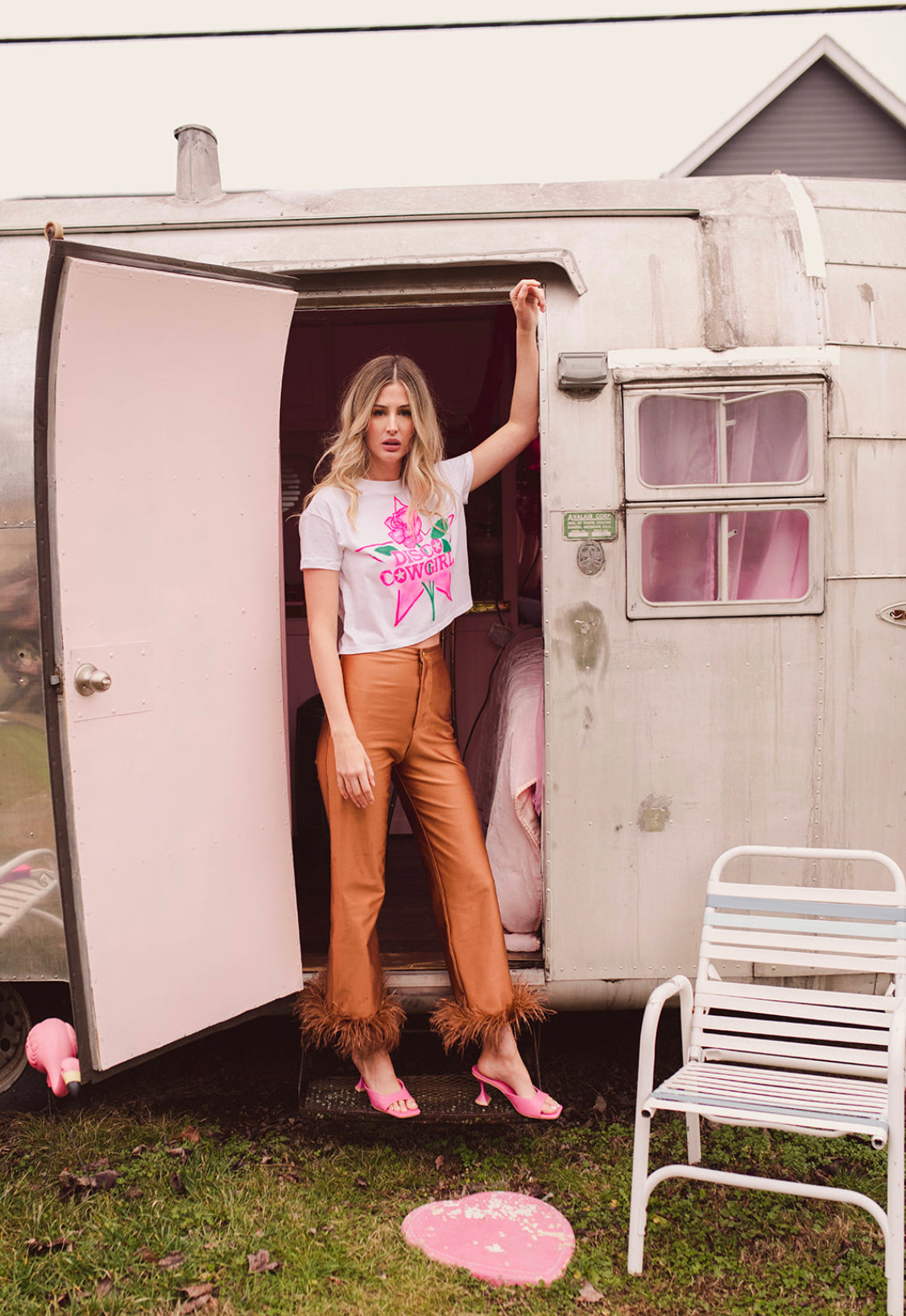 Cowgirl Tee- pink airbrush