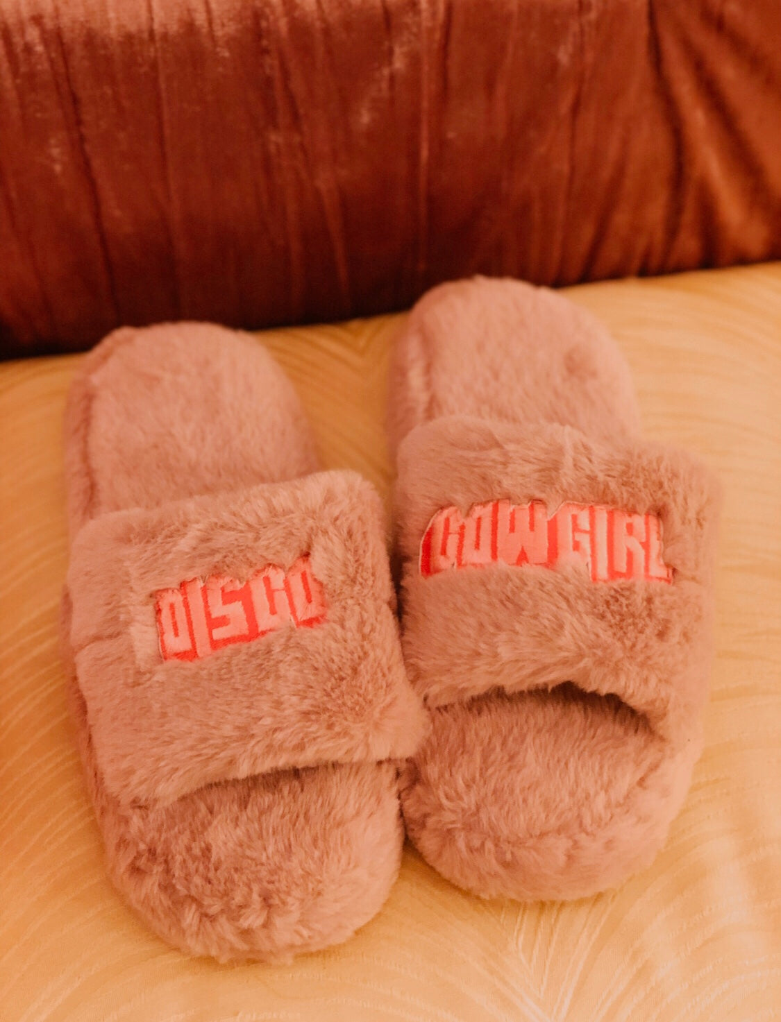 Dusty Rose Slippers
