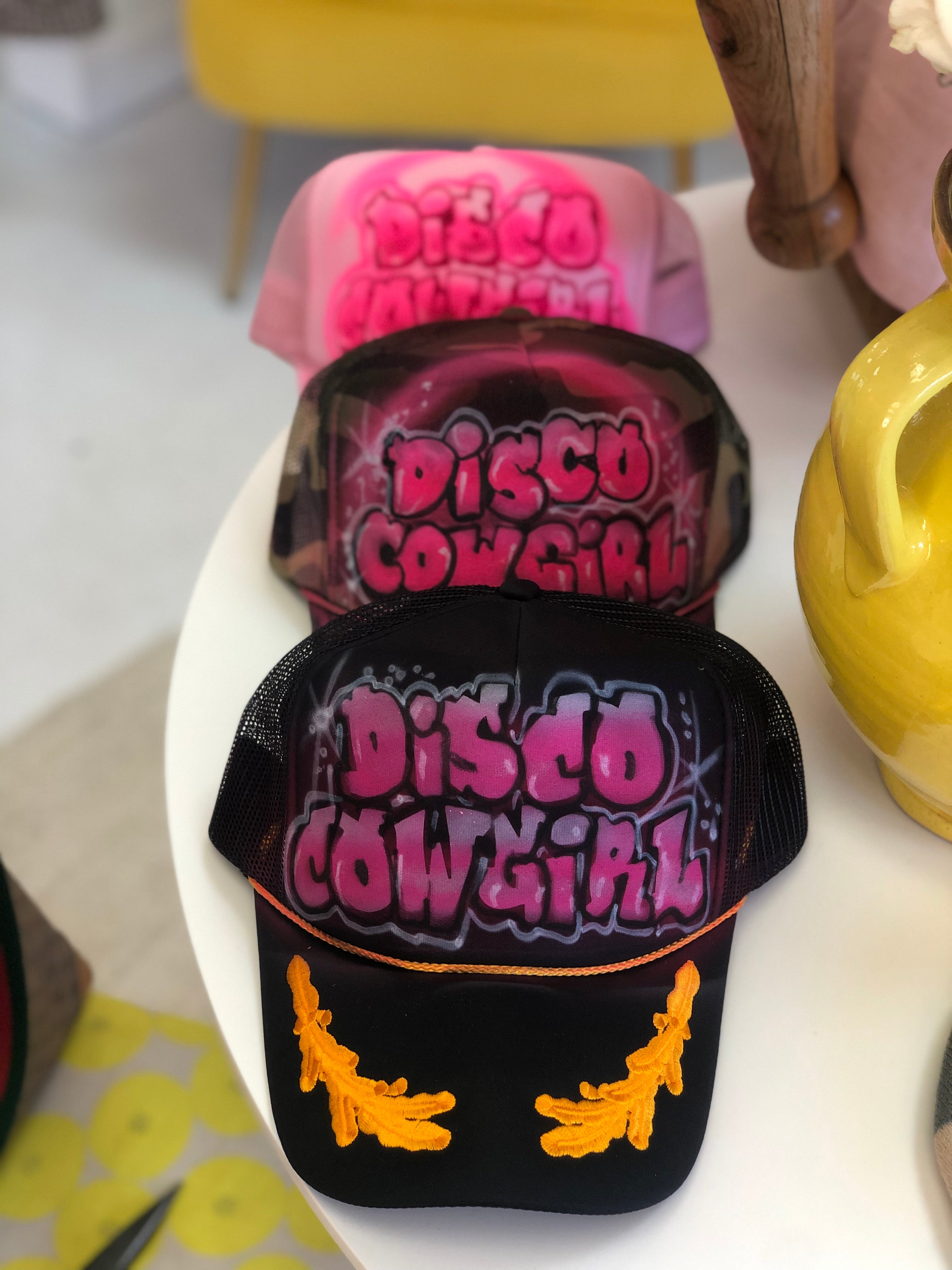 Foam Trucker Hat- pink airbrush